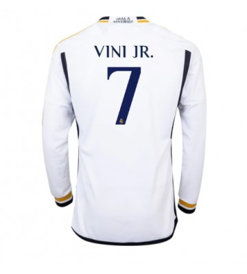 Real Madrid Vinicius Junior #7 Replika Hjemmebanetrøje 2023-24 Langærmet